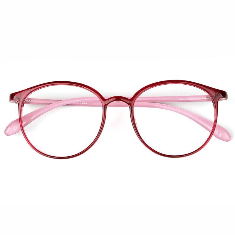 Korean Anti Blue Light Reading Glasses For Women Anti-Fatigue Style Glasses Presbyopia Students Fashion Eyewear + 100 To + 400