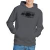 Chevrolet Unisex Adult Bowtie Burnout Hoodie