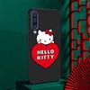 Cute Hello Kitty Case for Samsung Galaxy A03 A04s A20 A30 A20e A70 A70s A50 A40 A30s A50s A20s A10s A10 TPU Black Phone Cover