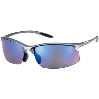 Спортивные поляризованные солнцезащитные очки Airless Move GMR Gunmetallic Mirror x Polarized Smoke Lens Free Size [SWANS] SAMV-1051 Gunmetallic/Blue