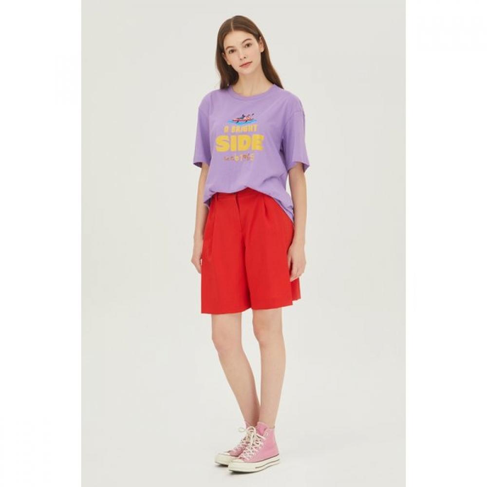 BeneTTon Macaron Embroidery T shirT baTs03341