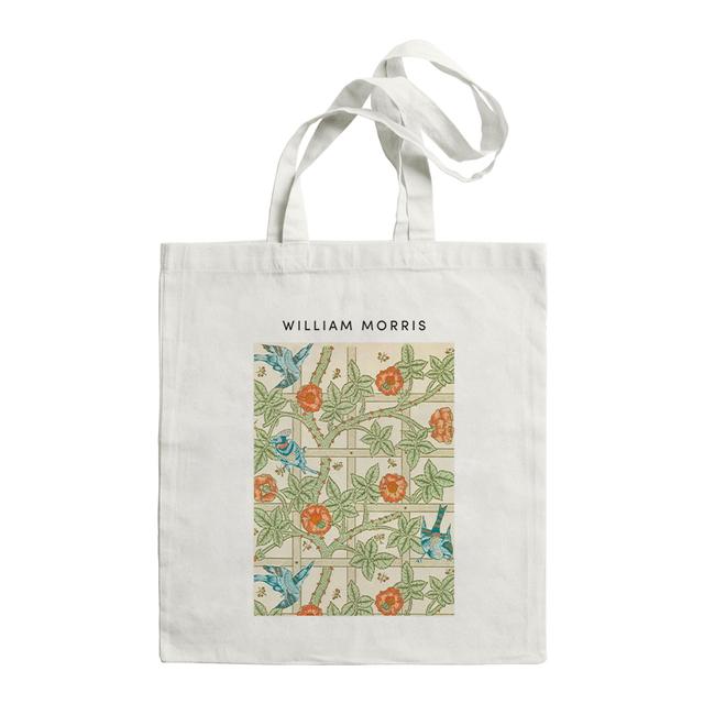Сумка-тоут для покупок, винтажная сумка с листьями и цветами, Уильям Моррис, многоразовая сумка на плечо, складная модная холщовая сумка для покупок большой вместимости