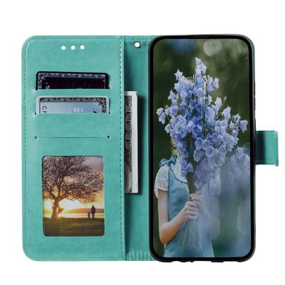 Для Xiaomi Redmi Note 13 4G Чехол для телефона из ПУ кожи с тисненым цветком мандалы, подставка, обложка-кошелек