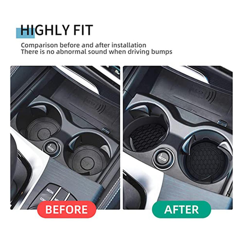 2шт силиконовые подставки под стаканы в машину нескользящая подставка под стаканы для воды коврик для предотвращения ожогов держатели для бутылок аксессуары для салона автомобиля