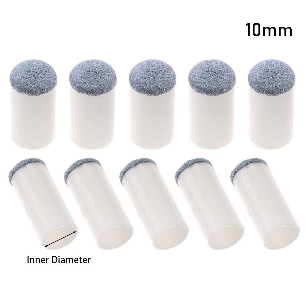 10Pcs/pack 9/10/11/12/13mm Tip Protector Replacement Cover Pool Cue Stick  Snooker