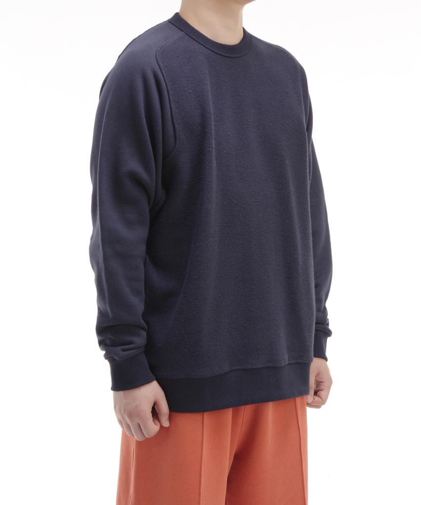 YOUNEEDGARMENTS Свитшот из махровой ткани Balance (военно-морской флот)