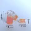 1Set 1/12 Scale Dollhouse Miniature Food Fruit Juice Milk Jug Kettle With Cup Play Model Ornament Doll House Decorative Toys