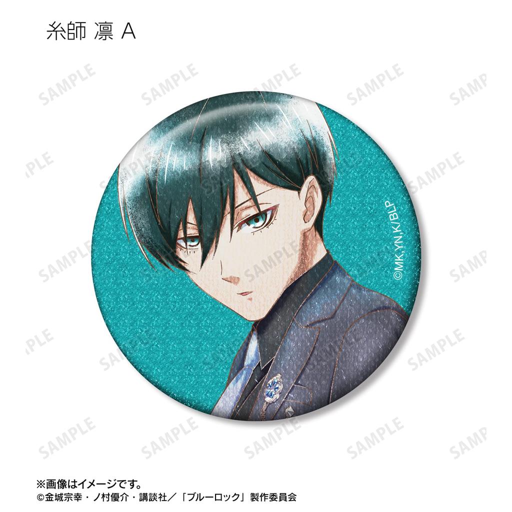 ТВ Аниме «Синяя тюрьма» Оригинальная иллюстрация Модель в костюме. Ani Art аква лейбл Торговый Глиттерный Значок-Кнопка Коробка из 12 штук