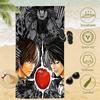 1 шт. Пляжное полотенце в тематике D-Death Note, микрофибра, быстросохнущее, мягкое, приятное для кожи, спортивное полотенце для спортзала, модные пляжные аксессуары