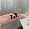 Guochaofeng Скоро Будет Деньги, Бордовая Эмалированная Пони Благословляющий Персонаж Денежный Мешок, Zir*****Кольцо-Ручка, Нишевая Персональность Складывание И Ношение Женщины