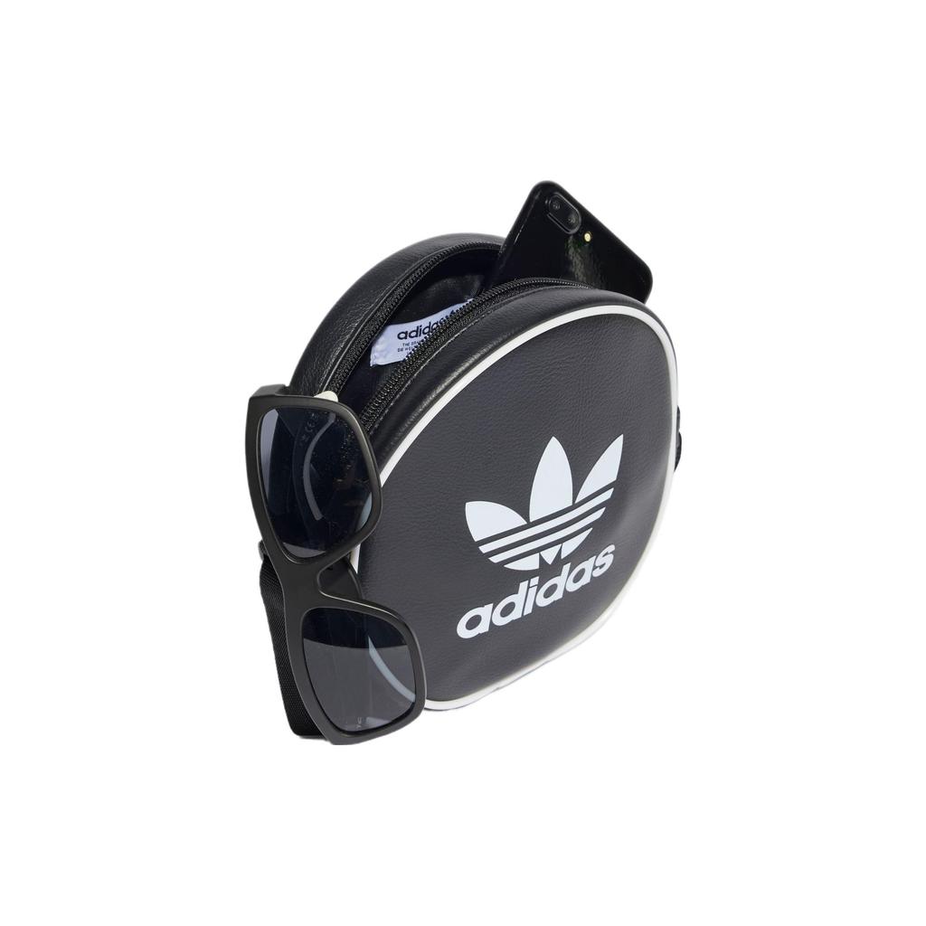 New Adidas Adicolor Classic Round Bag Black IT7592