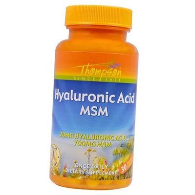 Гиалуроновая кислота и Метилсульфонилметан, Hyaluronic Acid with MSM, 30вегкапс (68412002)