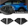Для Nissan Kicks 2017 2018 - Пластик ABS Заднее окно Четверть Жалюзи Накладка Боковой Вентиляционный Отвод Автомобильные Клейкие Аксессуары