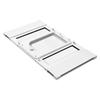 Cat Door for Window, Adjustable to Fit Window Width 584-711 mm, 4 Secure Lock Modes, Aluminum Frame and High-Transparency Glass, Magnetic Closure,