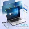 Type C HUB USB HUB USB 3.0 USB 2.0 TF / SD 5 Port Multi Splitter OTG For HUAWEI Aluminum Alloy USB 3.0 Hub for PC