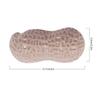 Dog Squeaky Toy Teeth Grinding Bite Resistant Simulation Peanut Shape Puppy Chewing Toy for Teddy
