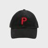 Small P Logo Bukle Ball Cap -BLACK, Ball Cap -7000020446