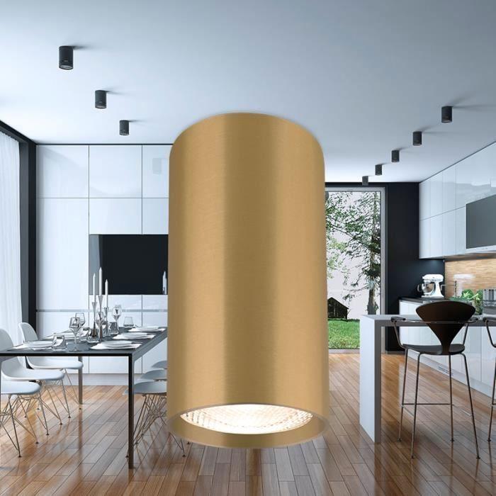 Plafonnier alu GAMA-5510C rond GU10 35W Bronze