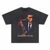 Movie A-American Psycho Vintage T-Shirt Patrick Bateman Film Halloween Horror Fan Gift Cotton Tee Men T shirt New Tshirt Womens