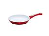 Сковорода D&S 20 см, Подходит для индукционных плит, Блестящая красная, Двухслойное керамическое покрытие, Антипригарная, Дно толщиной 5 мм, DSSH20-WHRE
