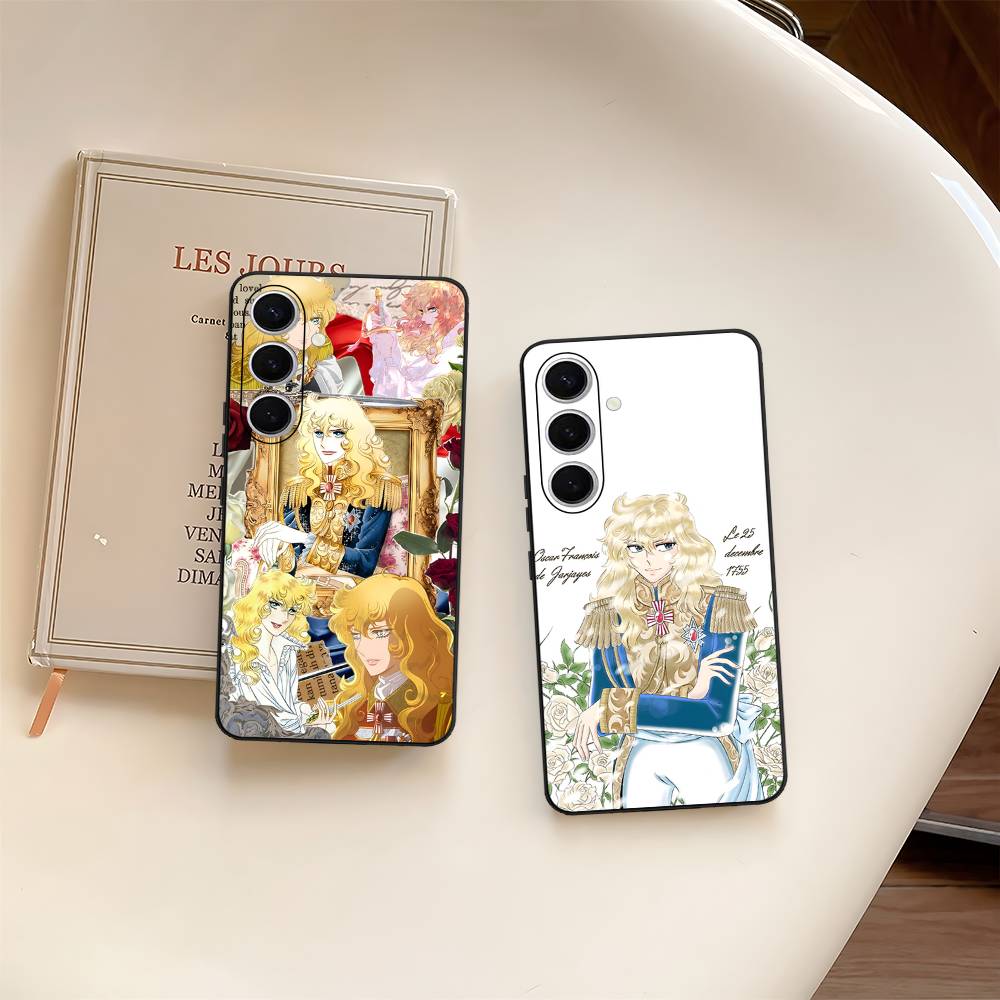 Чехол для телефона Роза Версаля Леди Оскар для Samsung S 24 Fe 25 Ultra Plus 20 Lite 21 30 22 23 24 22 Ultra 5G Fundas