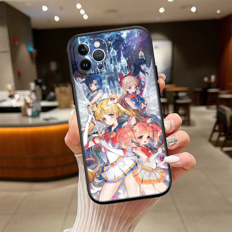 UP44 S-Sailors M-Moon New High-End Shell Phone Case for Xiaomi Poco C40 C50 C51 C55 C65 C71 C75 F3 F5 F6 F7 M2 M3 Pro Ultra