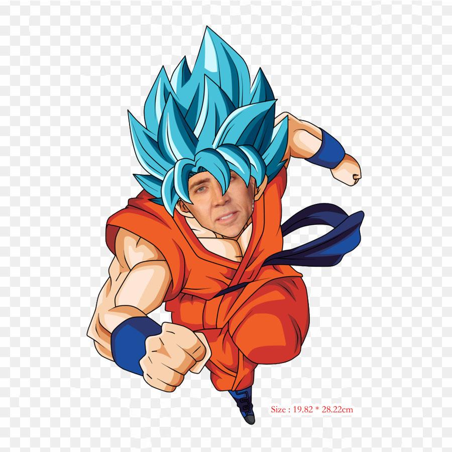 Patches For Clothes Bag Iron On Thermal Stickers Ssg Vegeta Dbs Broly Vegeta Broly Pattern Washable Heat Transfer