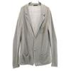 ROBERTO COLLINA Made In Italy Linen Long Sleeve Knit Cardigan 52 Gray Men's Used