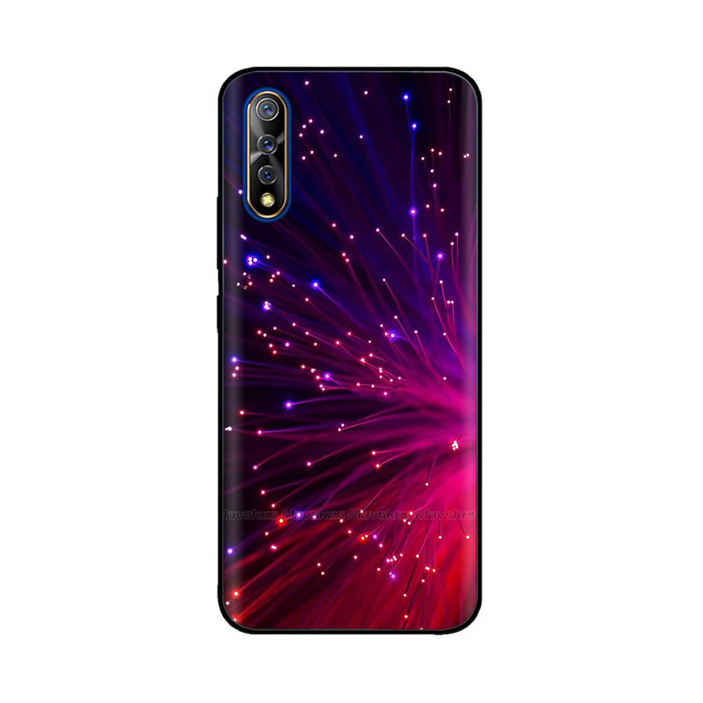 Чехол для телефона Vivo V17 Neo Мягкий ТПУ Силиконовая Задняя Крышка Для Vivo S1 1907 6.38" V17Neo V 17 neo Защитный Печатный Корпус