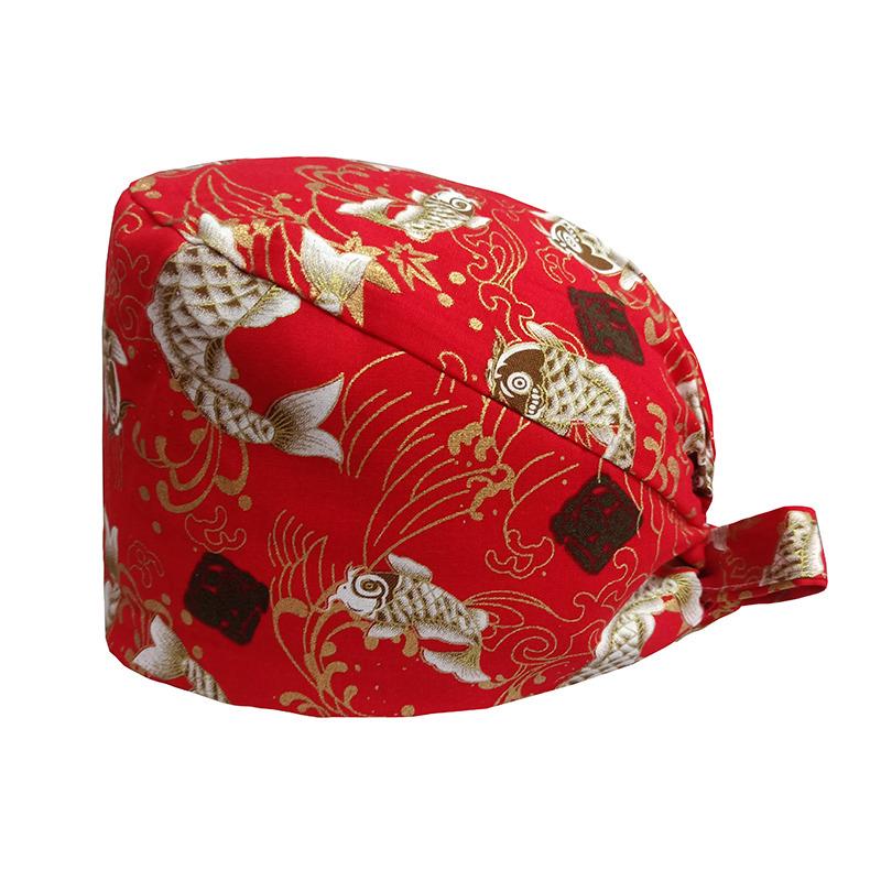 Cartoon Print Spa & Nurse Surgical Cap