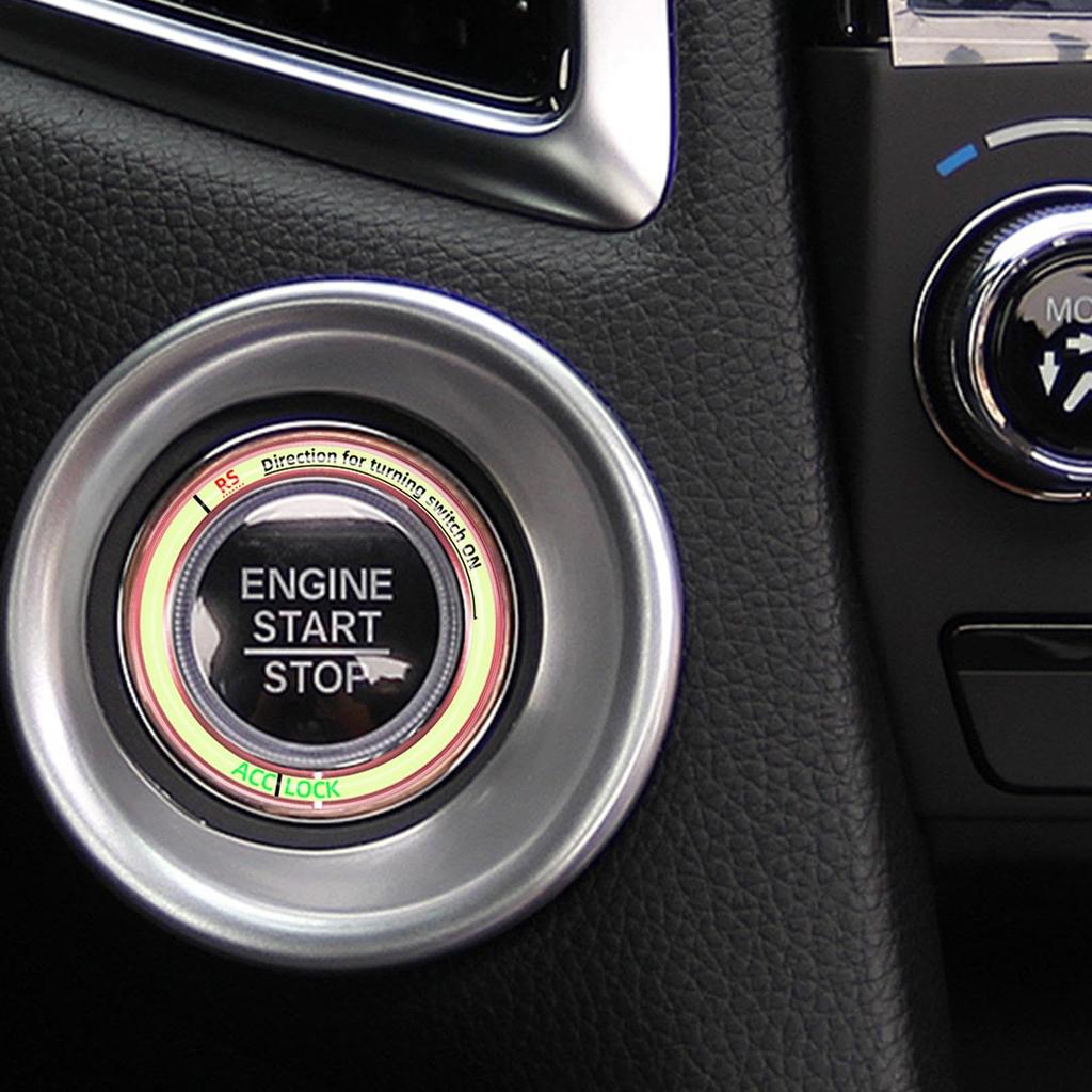 Push To Start Button Ring, Push Button Start Cover | Alloy Start Stop Button
