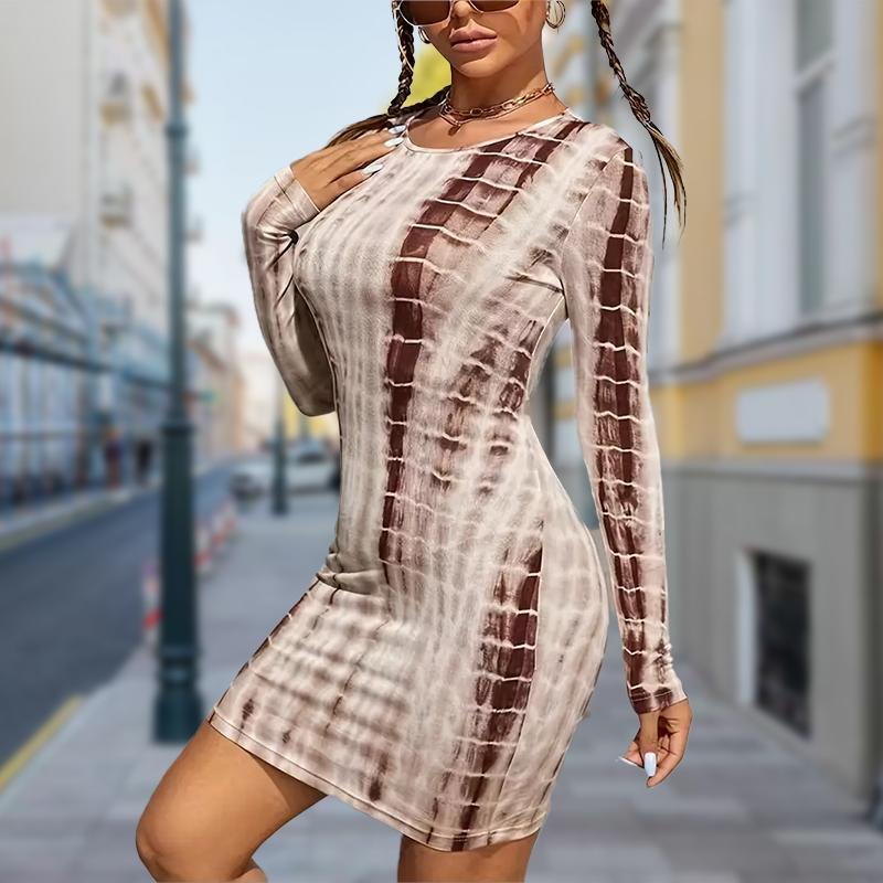 Длинные рукава леопардовый 3D принт платье женские мини платья осень обтягивающие эластичные вечерние платья