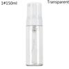 Hand Sanitizer Shampoo Shower Gel Soap Dispenser Clear Foaming Bottle Pump Container Liquid