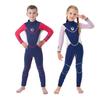 Новый детский купальный костюм для дайвинга толщиной 3 мм, утолщенный теплый цельный костюм с длинными рукавами для дайвинга, защита от холода и солнца, серфинг и плавание