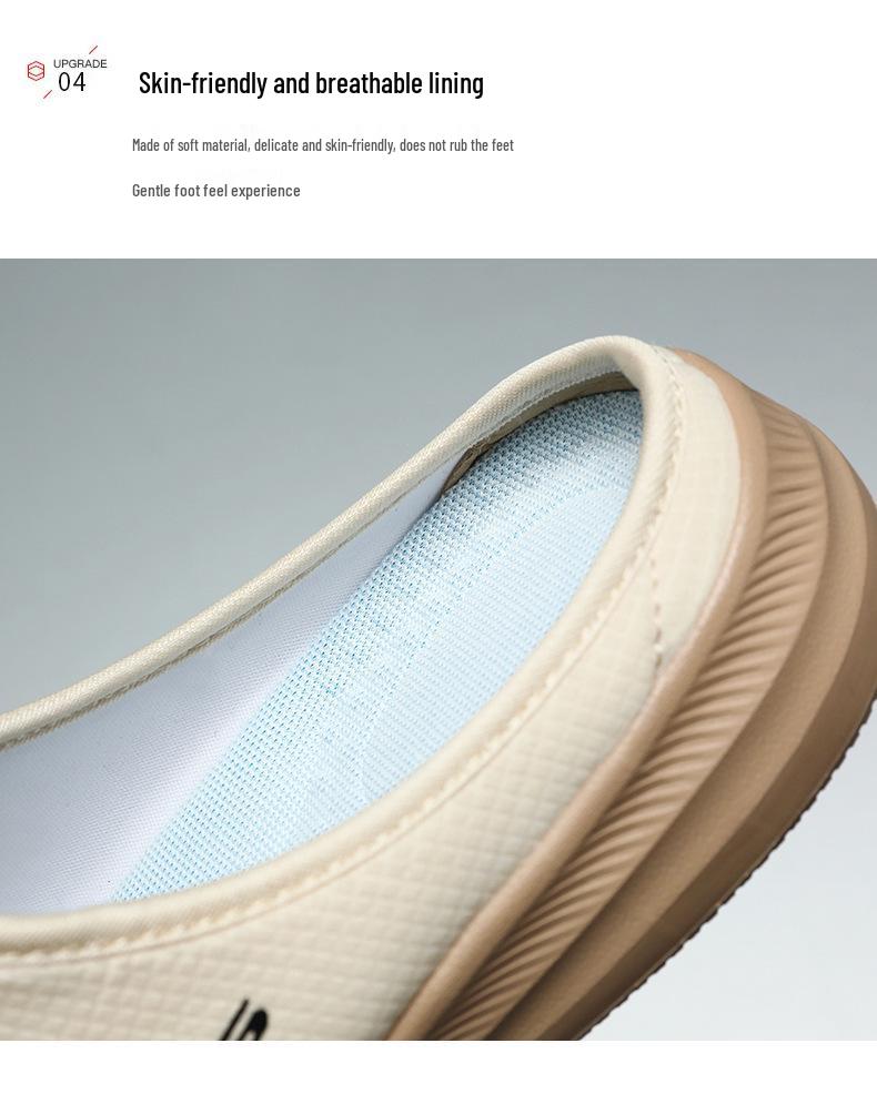 Мужские летние дышащие легкие шлепанцы: Мягкая подошва, повседневная носка