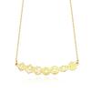 Gold 7 Chakra Necklace for Women Long Pendant Yoga Jewelry Fashion Accessories Adjustable Chain Spiritual Necklace Y-shaped Jewelry Gift for Women