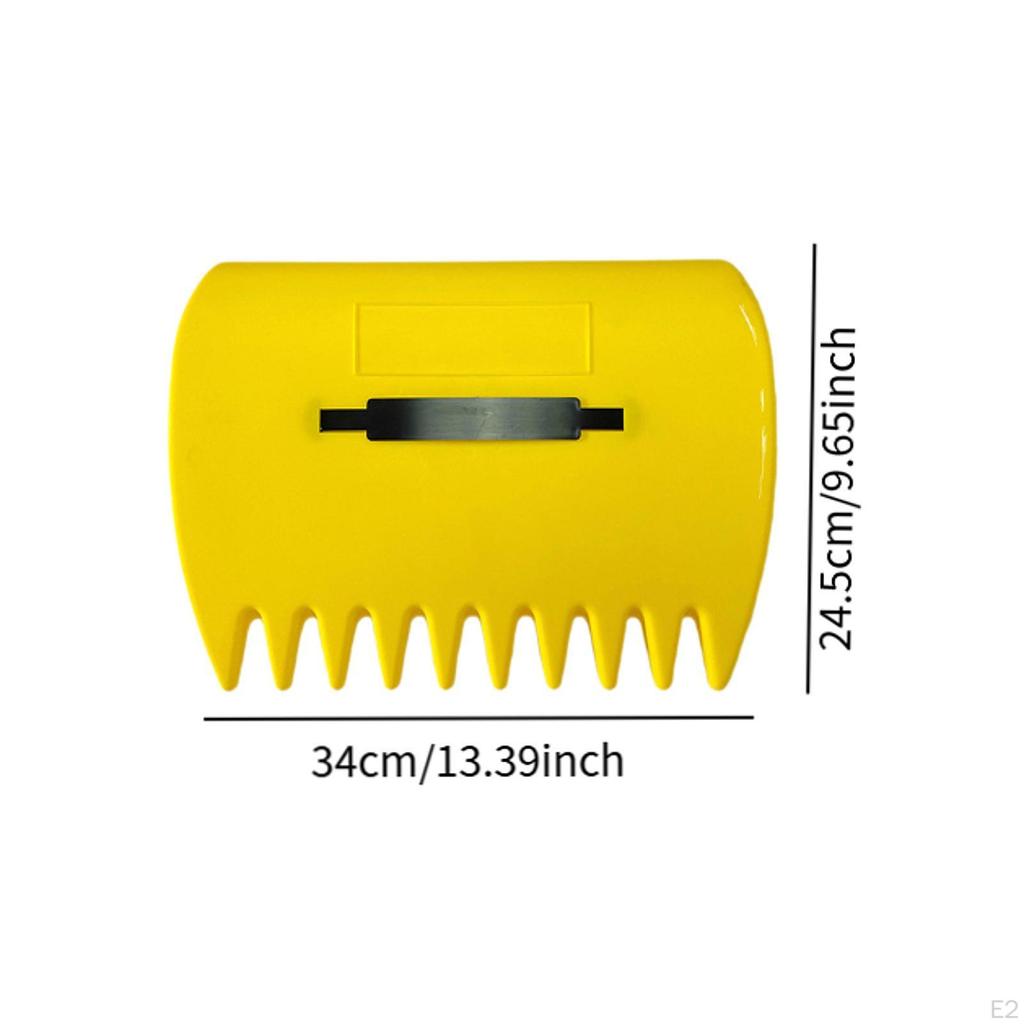 Грабли для сбора листьев садовые 2 шт., многофункциональные, 34x24,5 см, легкие, ручные