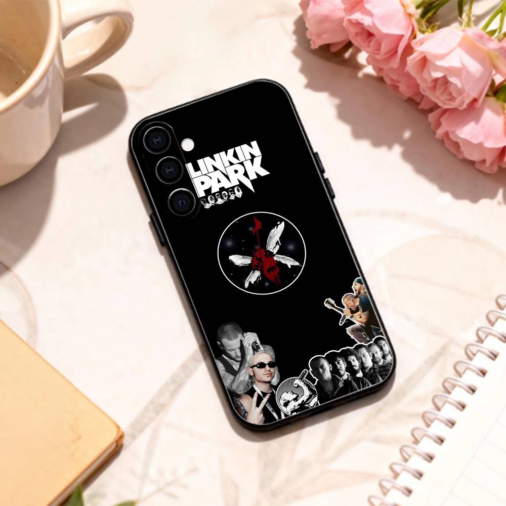 New Metal L-Linkin Park phone Case For Samsung Galaxy A73,A72,A71,A70,A53,A52,A51,Others Soft Black Shell