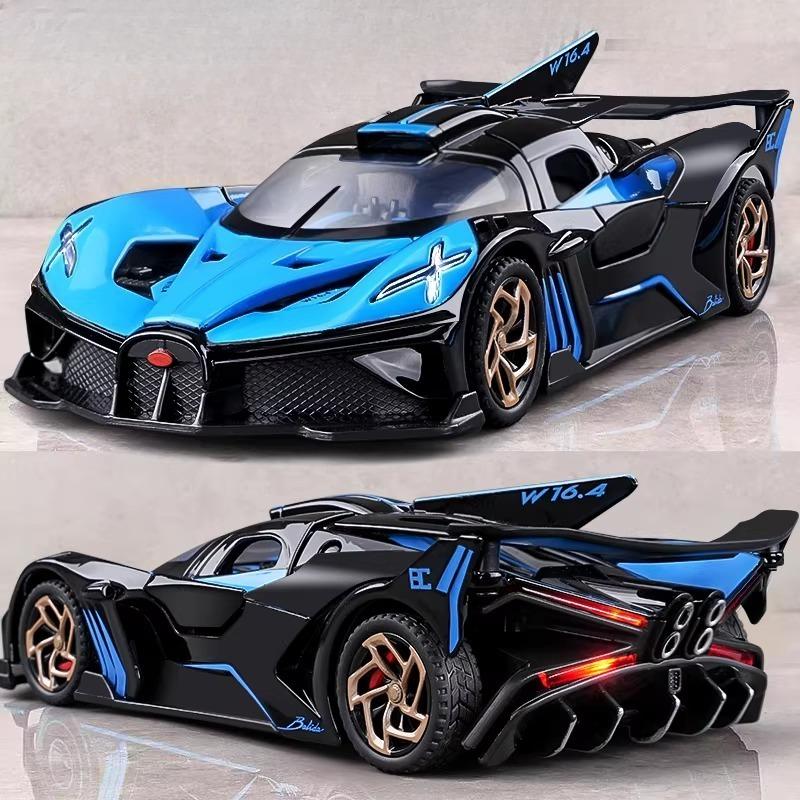 1:32 Модель Bolide Спортивный Автомобиль Игрушки Сплав Литье под Давлением Миниатюрные Суперкары Звук Свет Двери Открываются Оттянуть Назад Для Подарков