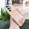 Чехол для телефона 'Масляные цветы' для Samsung Galaxy S25FE S24 S23 S22 S21 S20 Ultra Plus FE S10 S9 S10E Note 20 ultra 10 9 Plus