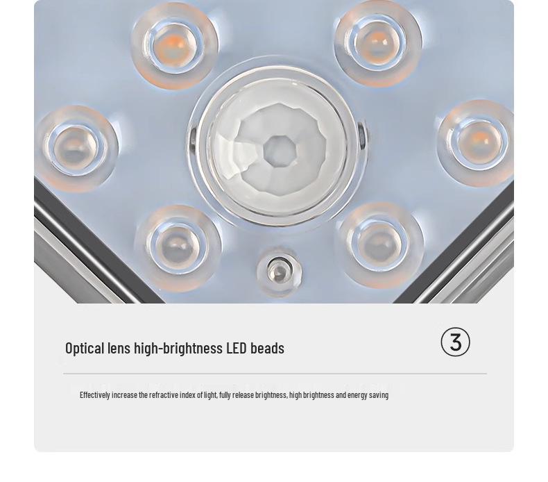 Солнечные треугольные ступеньки для наружных дорожек и дворов