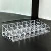 24 Lattices Acrylic Lipstick Organizer Lip Gloss Container Plastic Nail Polish Storage Box Makeup Holder Cosmetics Display Rack