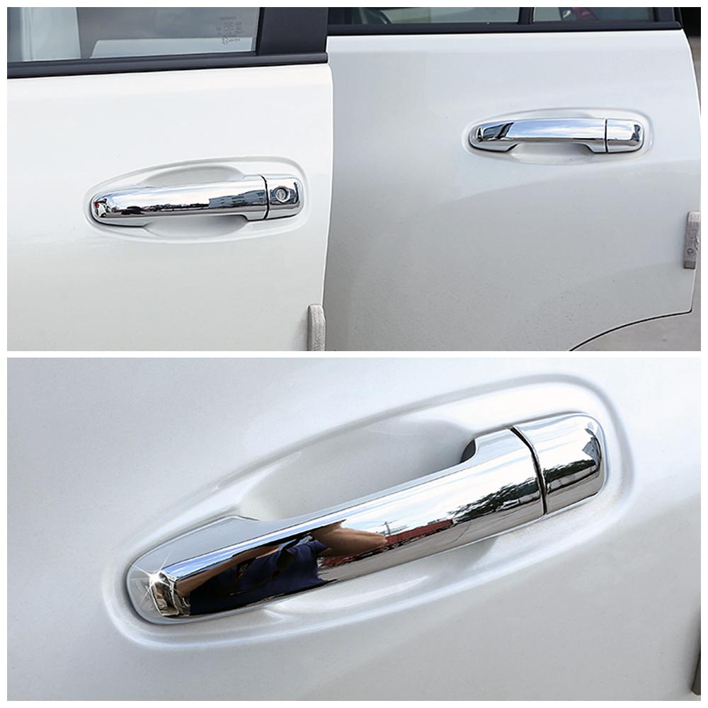 Внешние детали для Toyota 4Runner 4 Runner 2010 2024 хромированная накладка на дверную ручку автомобиля, защитная наклейка, аксессуары для укладки