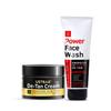 De-Tan Cream 50g - For Tan Removal | With Japanese Yuzu | Prevents Dark Spots, Without Bleach & Power Face Wash - 200g - Energize & De-Tan