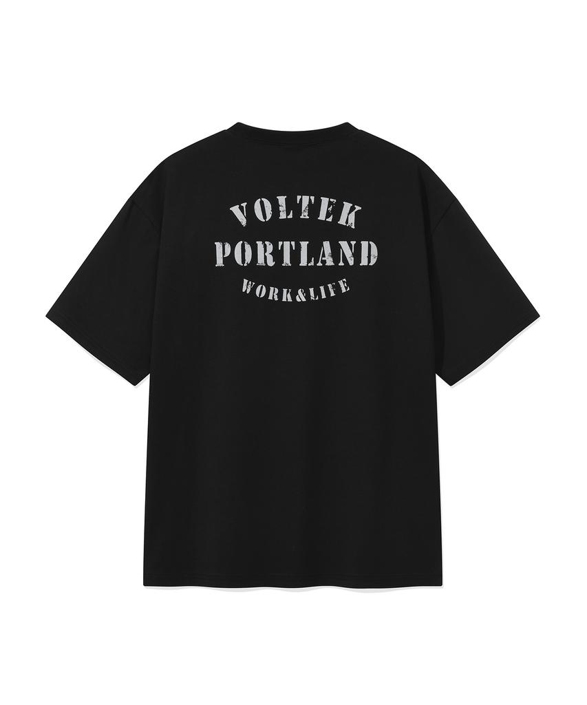 Футболка с коротким рукавом Bolteg Portland Address (черный)