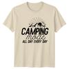Camping Mode All Day Every Day TShirt Mountain Adventure Tee