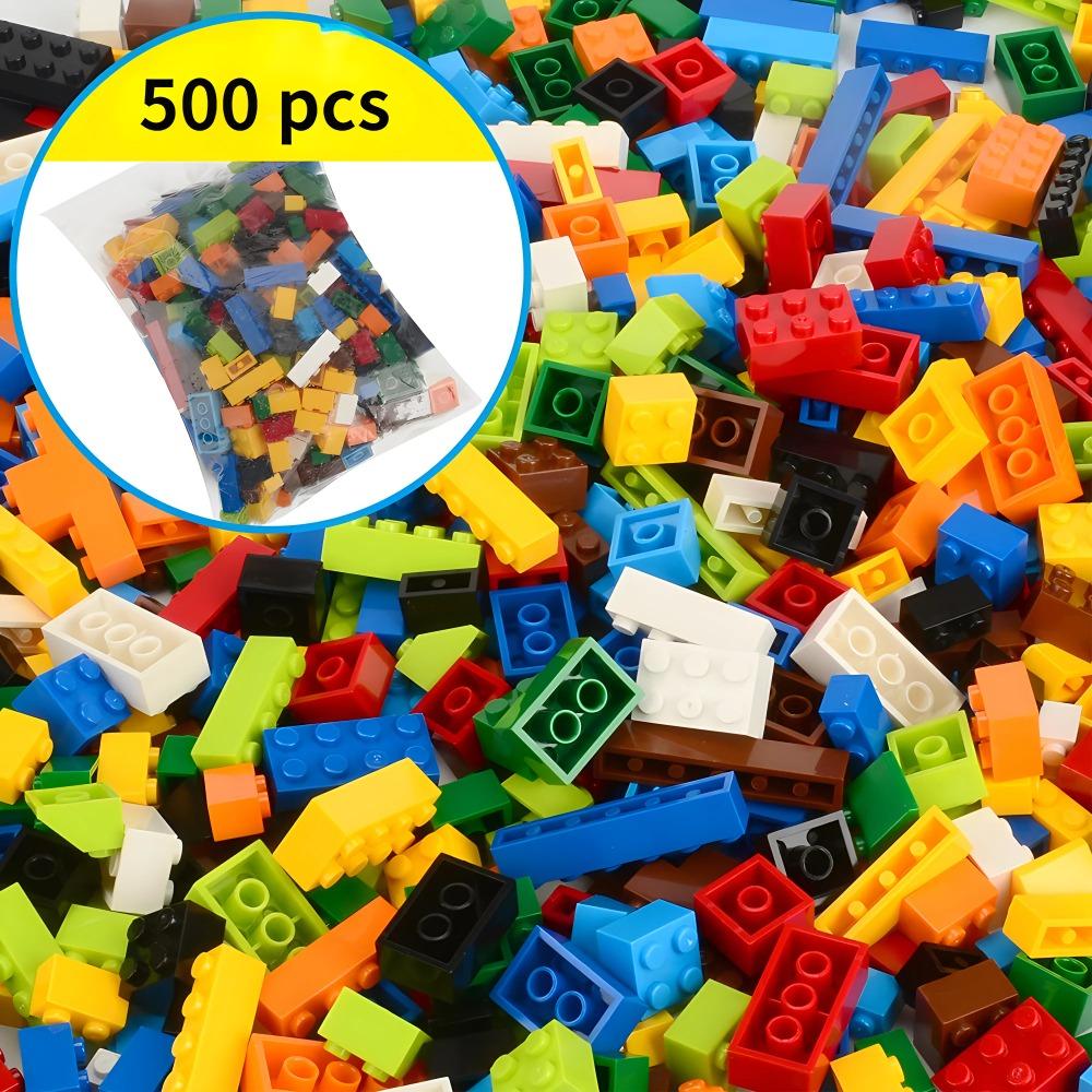 300/500/1000 Наборов Строительных Блоков для Творчества DIY Набор Городские Классические Блоки Собранные Подарок на День Рождения Детские Образовательные Игрушки