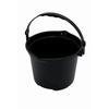 Freestanding Bucket with Handle, Black, 27.5 X 27.5 X 20.8 Cm, 8L