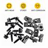 20PCS Bolts Body U-Nut - Clips Engine Under Splash Cover Shield Guard Universal