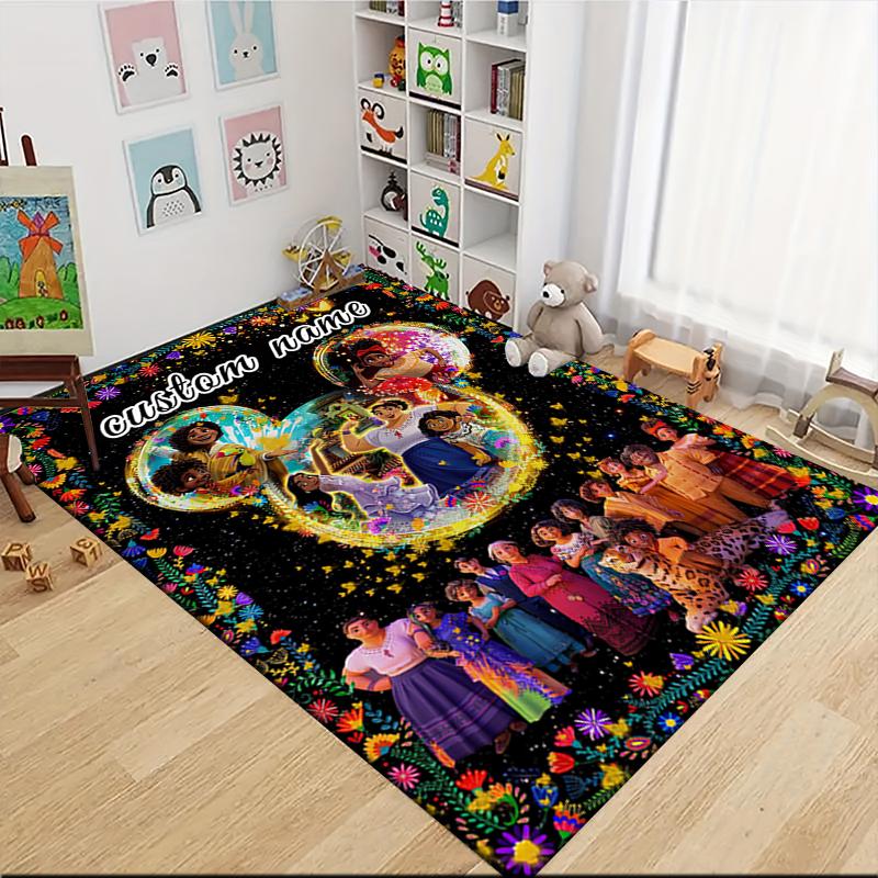 Custom Name Coco Movie Poster Collage Carpet Rug Customizable Soft Washable Anti-Slip Home Living Room Sofa Mats Personalized Rug. 0909183
